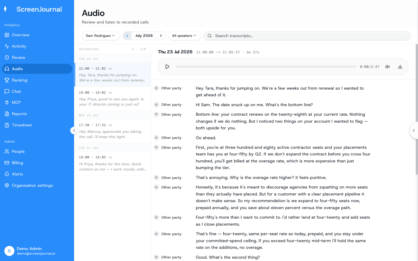 Audio